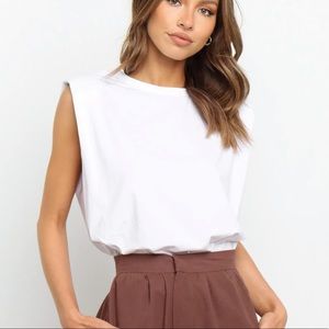 Petal and Pup Lipa White Top